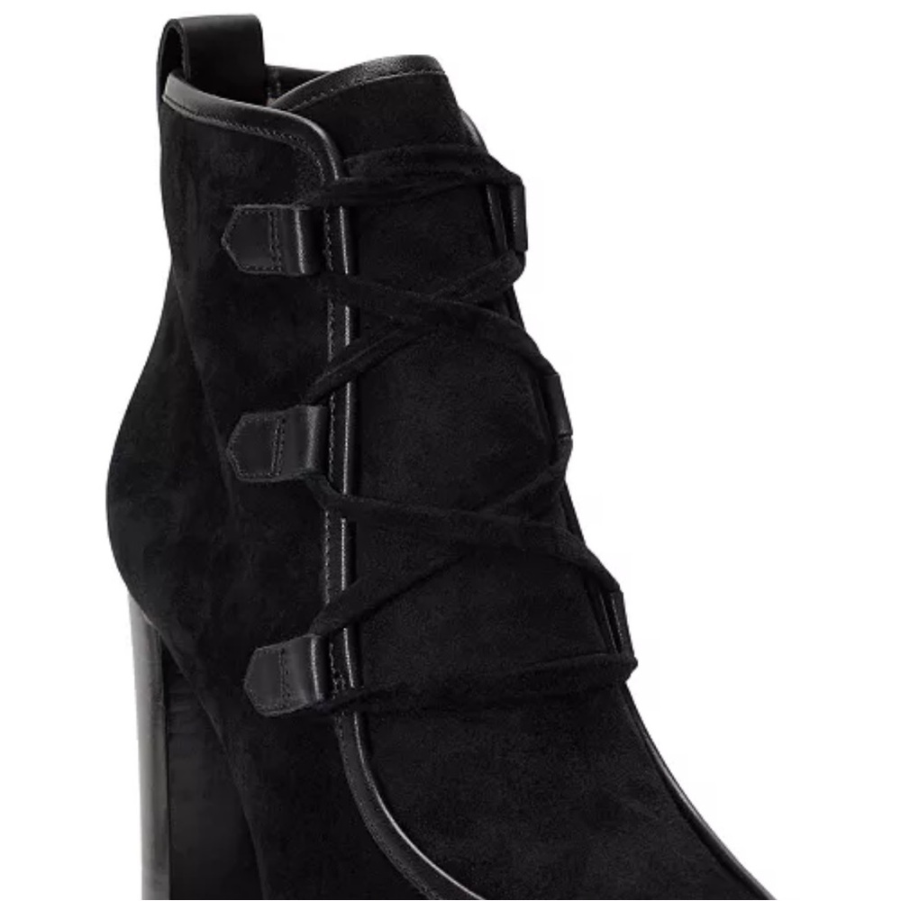Ralph Lauren Women's Mabel Leather-Trim
Suede Bootie Sz 8.5 - Picture 2 of 10